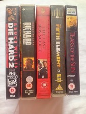 Bruce Willis 5x VHS Bundle |
