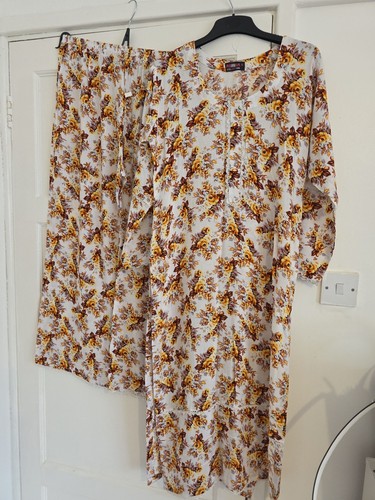 Indian cotton pices dress - cotton, 2
