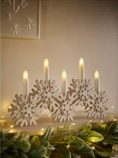 Wooden Snowflake Light Up