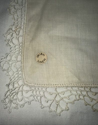 Vintage irish linen hand - linen,