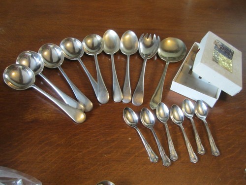 Vintage mixed cutlery silver - cutlery,