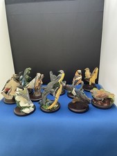 10 X Eaglemoss Country Bird Incl Magpie House Martin Hawfinch Swallow Wagtail
