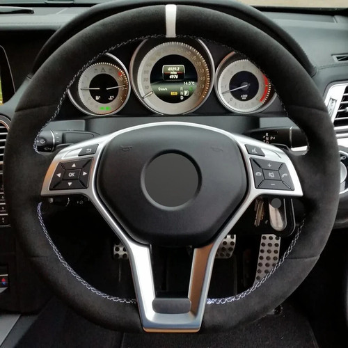 Alcantara steering wheel cover - alcantara,
