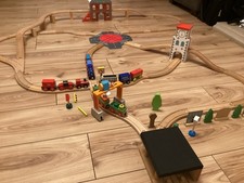 Wooden train set