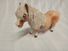 Cheval Ceramics Pony Figurine with Spaghetti Effect Mane Tail 12cm Tall