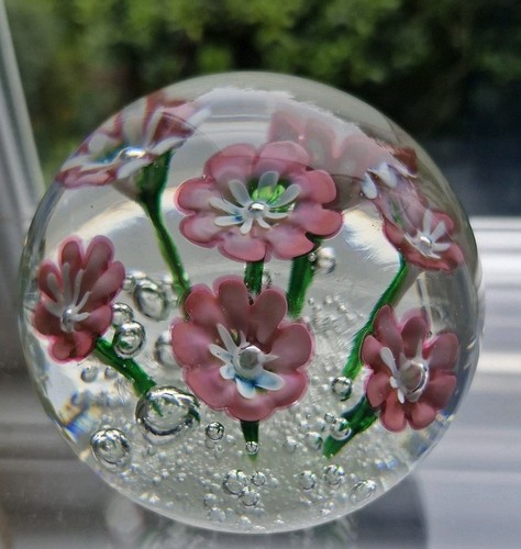 Vintage murano pink trumpet - pink,