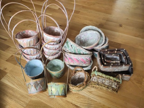 25x small wicker basket - , job