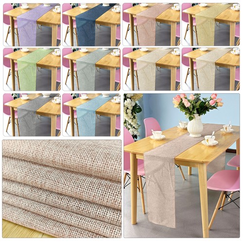 Hessian table runners - hessian,