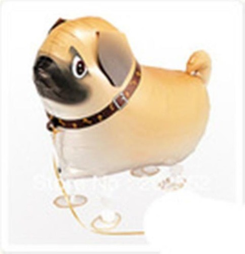 Pug walking balloon airwalker - balloon,