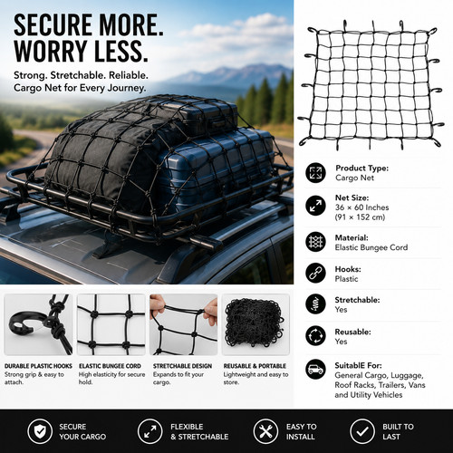 Cargo net hooks x 60 - hooks:,