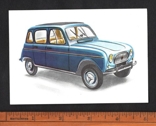 1962 renault car - r4, rare