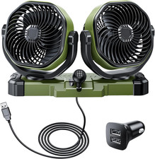 Dual Head Car Cooling Fan for