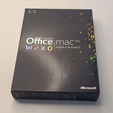 Mac Office 2011 Home Business Microsoft Word Excel PowerPoint Outlook Used