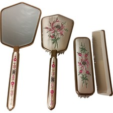Vintage Floral Vanity Set