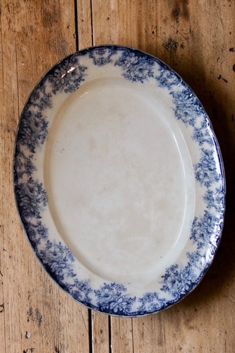 Antique blue white - blue,