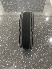 Straight Petersham 38mm Black