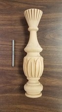 Wooden Finial - Hand Carved -