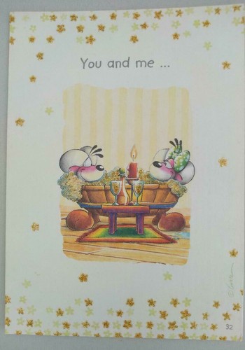 Diddl love card diddlina - ,