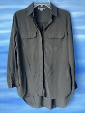 SHEER Chiffon BLACK Ladies Size Black Long Blouse Primark Sheer Top See Through