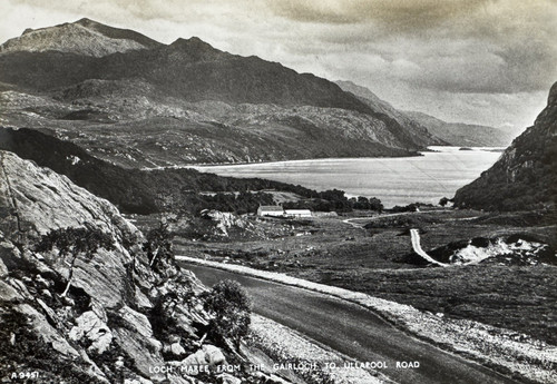 Loch maree from gairloch - loch, to