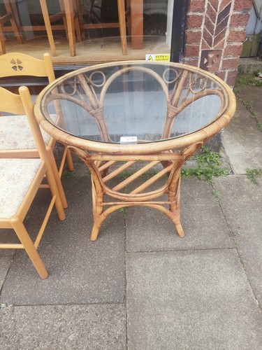 Cane table garden conservatory