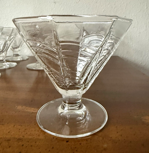 Set octagonal sherbet or - of, 10
