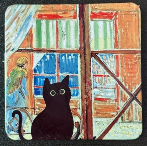 Cat fridge magnet - magnet,
