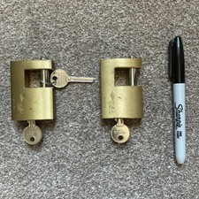 2 x Cisa Padlocks with Keys
