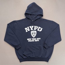 NYPD Hoodie XL Navy Blue New