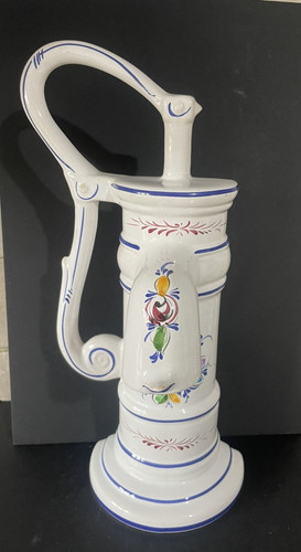 Vintage ceramic water pump - vintage,
