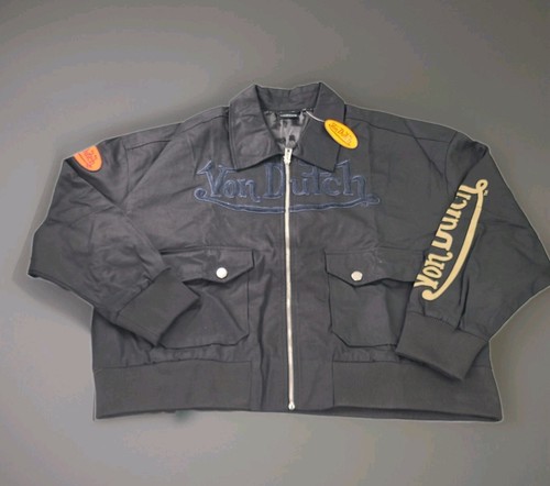Von dutch zip work jacket - dutch,