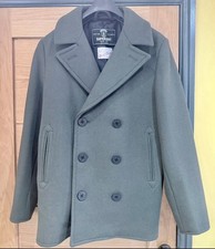 'Superdry' The Merchant Store - Wool Pea Coat. Size L.