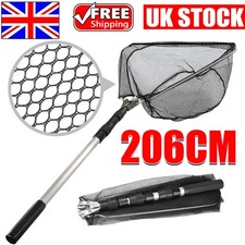 Telescopic net for garden pond