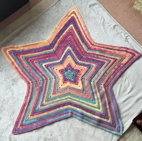 Handmade multicolour crochet - multicolour,