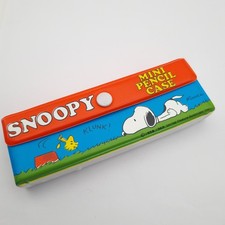 Vintage Snoopy Mini Pencil Case C 60s 70s Butterfly Originals United Unused