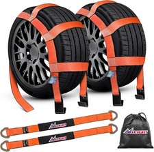 2Pcs Tow Dolly Basket Straps