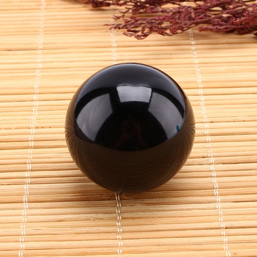 60mm natural obsidian sphere - obsidian,