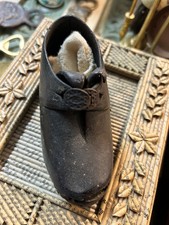 Antique Victorian Childrens leather Shoe Clog