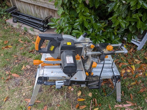 Evolution sliding mitre saw - sliding,