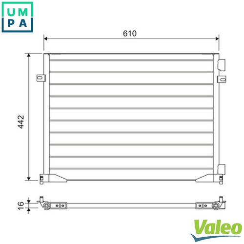 Condenser air conditioning - condenser,