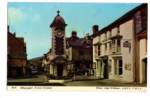 Rhayader town centre - town,