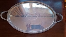 Solid Silver Tray, London 1973