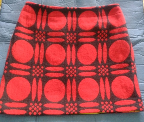 Boden tweed skirt red - red, navy