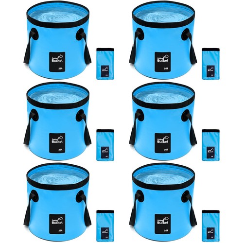 Pcs 20l collapsible - 6, bucket