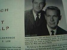 news item picture 1958 jerome lawrence robert e lee can't spell article
