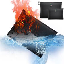 Fireproof Waterproof Document Bag Secret File Protect Pouch Cash Money Safe Box