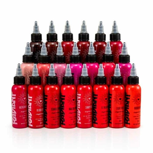 Radiant color tattoo ink - color, red