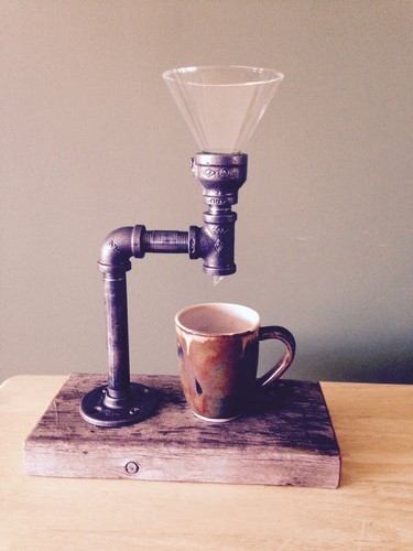 Vintage coffee maker - coffee, made