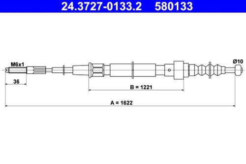 Parking brake cable ate - parking,