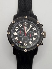 TW Steel TW102 NCS Grandeur Tech Black 49mm Chronograph SPARES/REPAIRS FREE PP